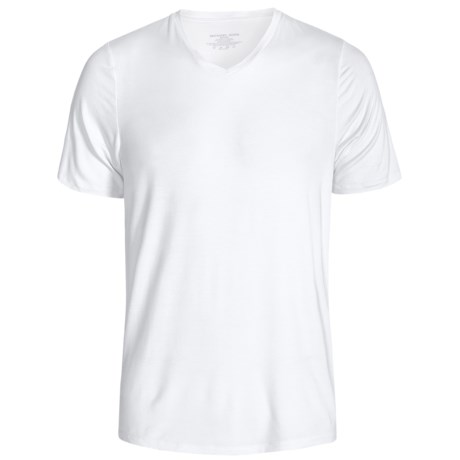 47%OFF メンズアンダー マイケルコースVネックTシャツ - ストレッチモーダル、（男性用）半袖 Michael Kors V-Neck T-Shirt - Stretch Modal Short Sleeve (For Men)